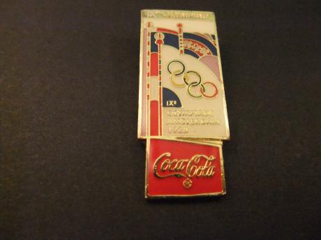 Olympische Spelen Amsterdam 1928 sponsor Coca Cola